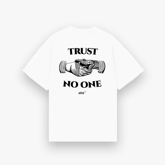 Trust no one T-shirt - White