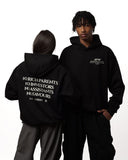 No Rich Parents Hoodie - BLACK