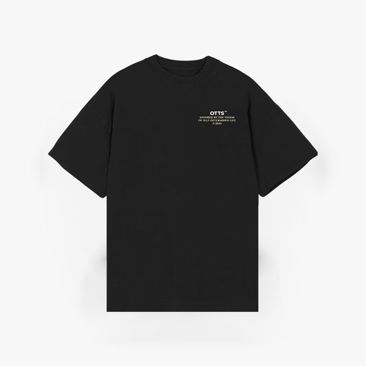 No rich parents T-shirt - Black