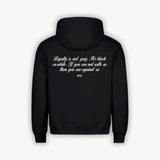 With us or against us Hoodie - Black