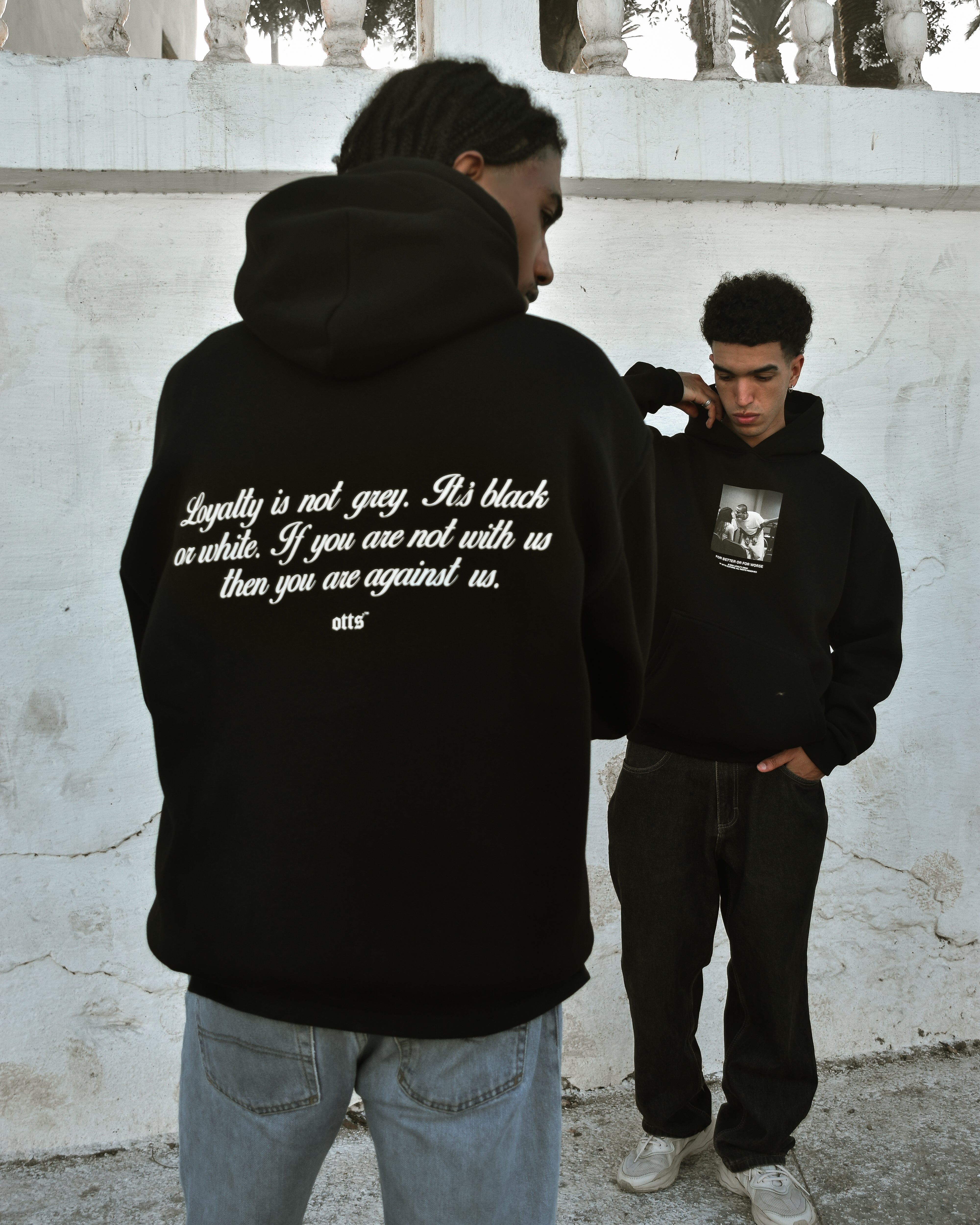 With us or against us Hoodie - Black