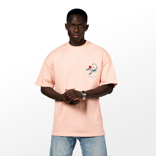 Scorpion T-shirt - Pink Clay