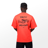 Trust no one T-shirt - Hot Orange